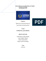 Justificación y Generalidades Del Proyecto