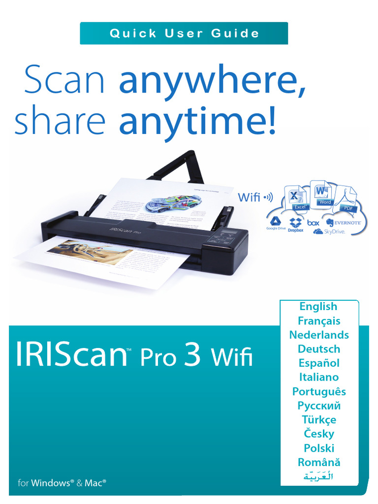 ISP 3 Wifi QUG ALL Languages | PDF | Image Scanner | Personal Computers