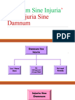 Damnum Sine Injuria' and Injuria Sine