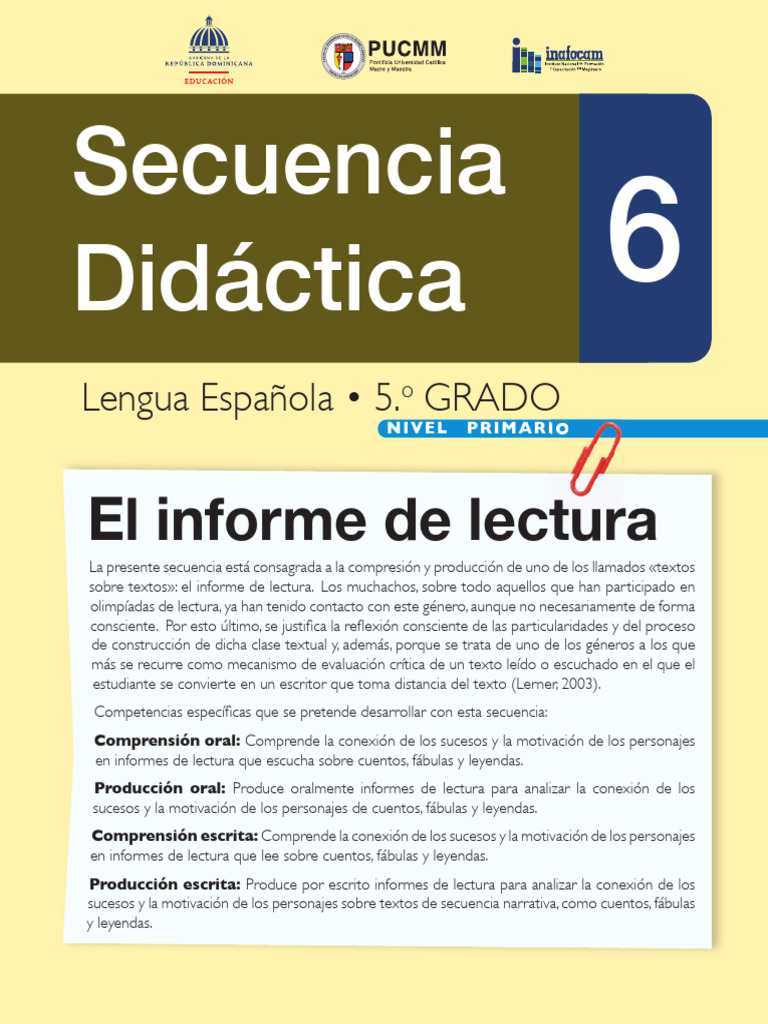 secuencia-5to-el-informe-de-lectura-pdf-cuentos