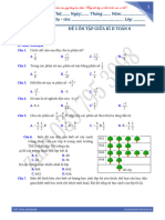 đề số 5 ôn giữa kì 2 toán 6