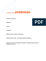 Código Personal de Ética Profesional