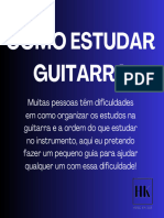 Rotina de Estudos Na Guitarra