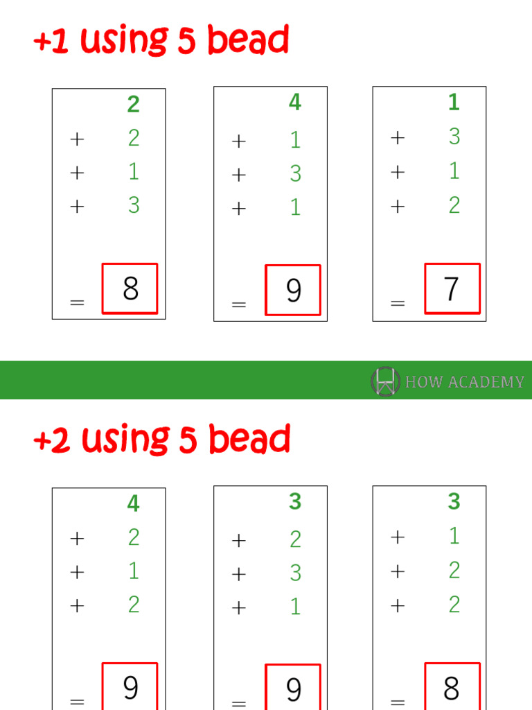 Abacus Problems - Level 1 | PDF | Mathematics | Arithmetic