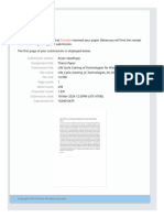 Receipt - Life Cycle Costing of Technologies For Wastewater Treatment Plants