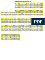 Calendario de Juegos Futsala 2023-2024