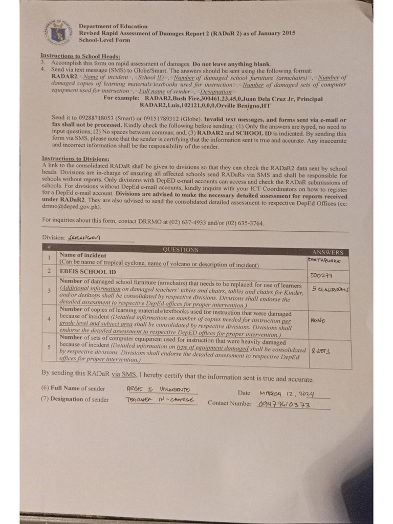 Tampus-IS-RADAR-12 | PDF