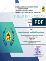 Piagam Penghargaan: Firda