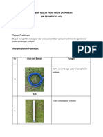 LEMBAR KERJA PRAKTIKUM LAPANGAN MK Sedimentologi
