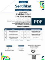 Sertifikat - Parida, S.Pd.I. A