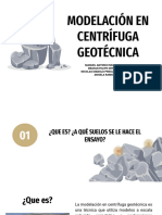 Modelación en Centrífuga Geotécnica