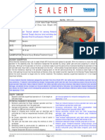 Safety Alert From Senakin - Hexindo Mechanic's Left Index Finger Pinched by Sprocket Final Drive From Hitachi 870 Excavator