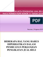 Bahan Seminar Tentang PPJB Dalam Permen Pupr Nomor 11 Tahun 2019