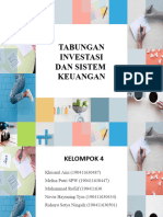 Kelompok 4 Tabungan Investasi Dan Sistem Keuangan