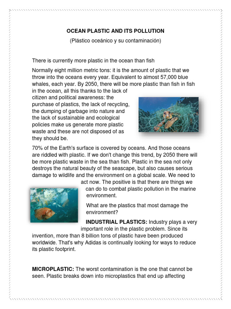 Ocean Plastic Pollution Overview | PDF | Pollution | Waste