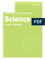 SCIENCE SECONDARY - Cambridge Stage 7 Work Book 2021 (Collins)