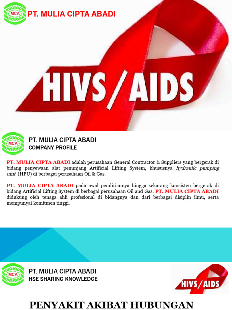 Edukasi HIV/AIDS untuk Industri Migas | PDF