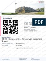 (Venue Ticket) 09 - 30 - Kalyanamitra - Wisatawan Nusantara Umum - Candi Borobudur - V37644-5839D49-169