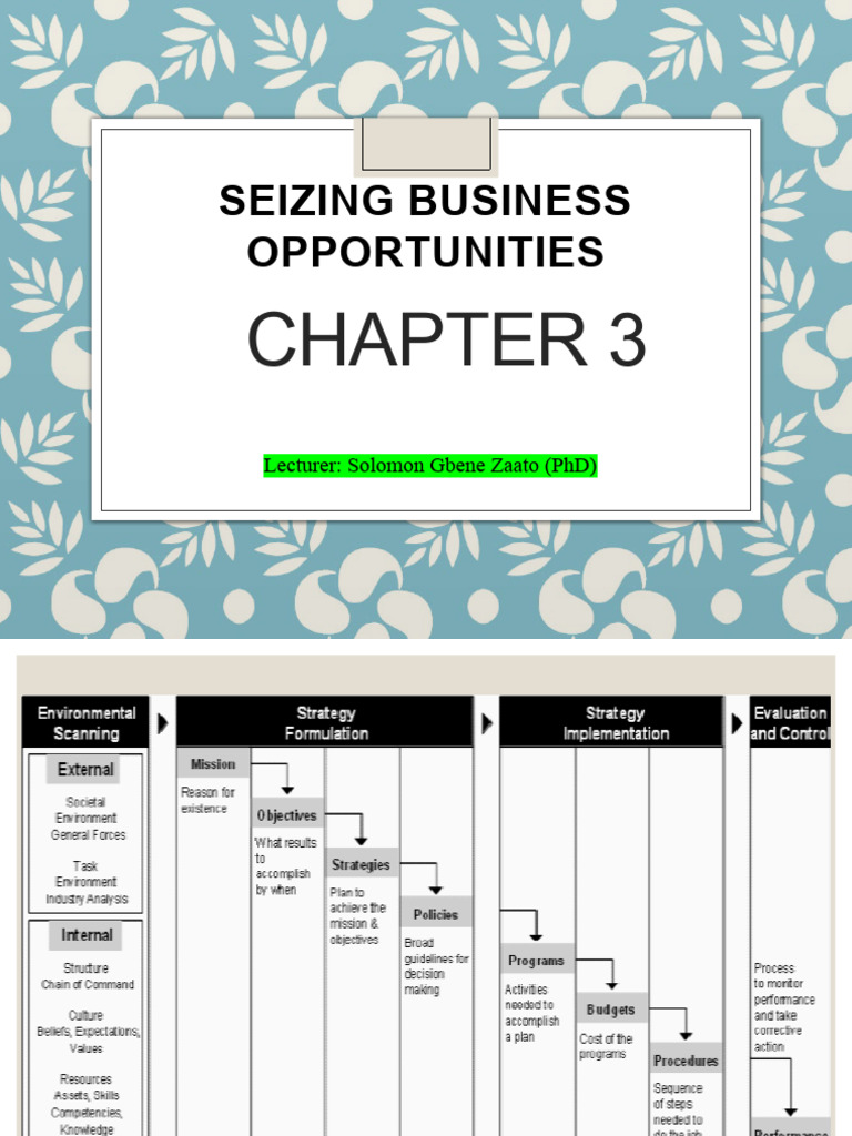 Evaluating Business Opportunities | PDF | Feasibility Study ...