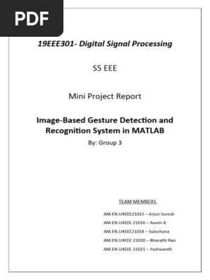 Dsp Mini Project Report