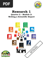 SR1.Q2.MOD2 Writing A Scientific Report