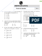 Vector & Calculus DPP 04 Arjuna JEE 2024