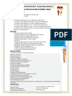 Lista de Utiles de Primer Grado - 2024