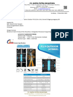 Quotation Videotron Outdoor P3.9 Rental Cabinet (15m X 6m) Bpk. Kolonel Victor Siangian - Asrena Pangkolinlamilm - Jakarta (Fix)