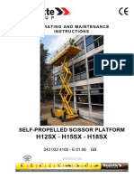 Haulotte h18sx Operating and Maintenance Manual