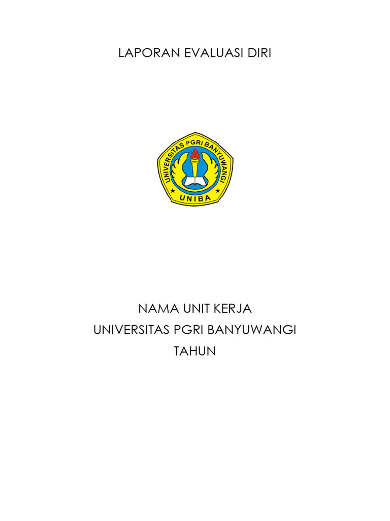 Format Laporan Evaluasi Diri | PDF | Karier & Perkembangan