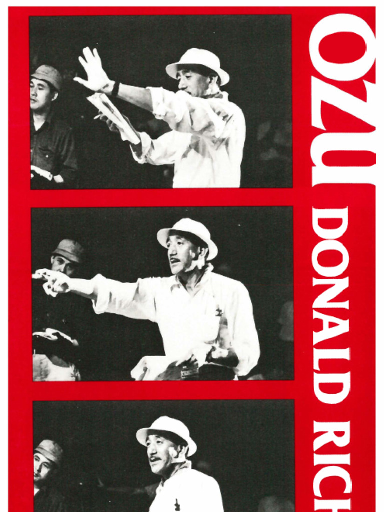 Donald Richie - Ozu - His Life and Films-University of California Press ...