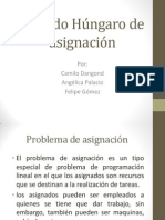 Método Húngaro de Asignación