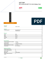 APC Smart-UPS SRT 72V 2.2kVA Battery Pack (SRT72BP)