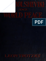 TROTSKY, León, The Bolsheviki and The World Peace