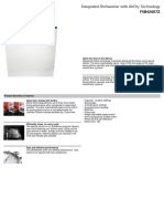 Integrated Dishwasher With Airdry Technology: Fsb42607Z