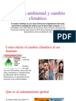 La Crisis Ambiental y Cambio Climático