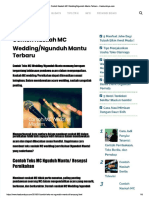 PDF Contoh Naskah MC Wedding Ngunduh Mantu Terbaru Compress