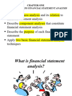 Chapter 1 - Introduction To Financial Statement Analysis - SV