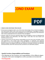 Cri223 2nd Exam Coverage