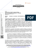 Señor: Coronel Óscar Andrés Lamprea Pinzón Director de Tránsito y Transporte. (DITRAN)