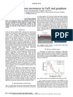 Terahertz Plasmon Resonances in Gan and Graphene: Nusod 2013