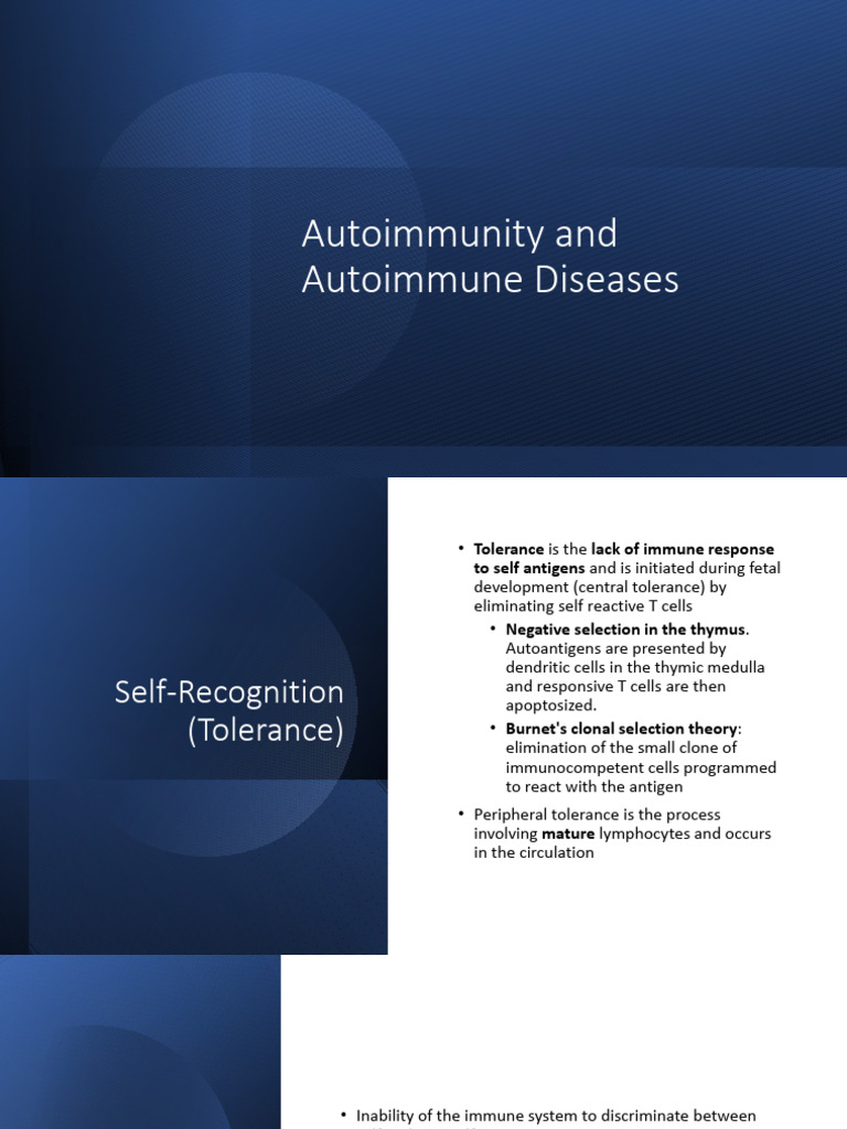 Understanding Autoimmunity and Its Causes | PDF | Autoimmunity | Immune ...