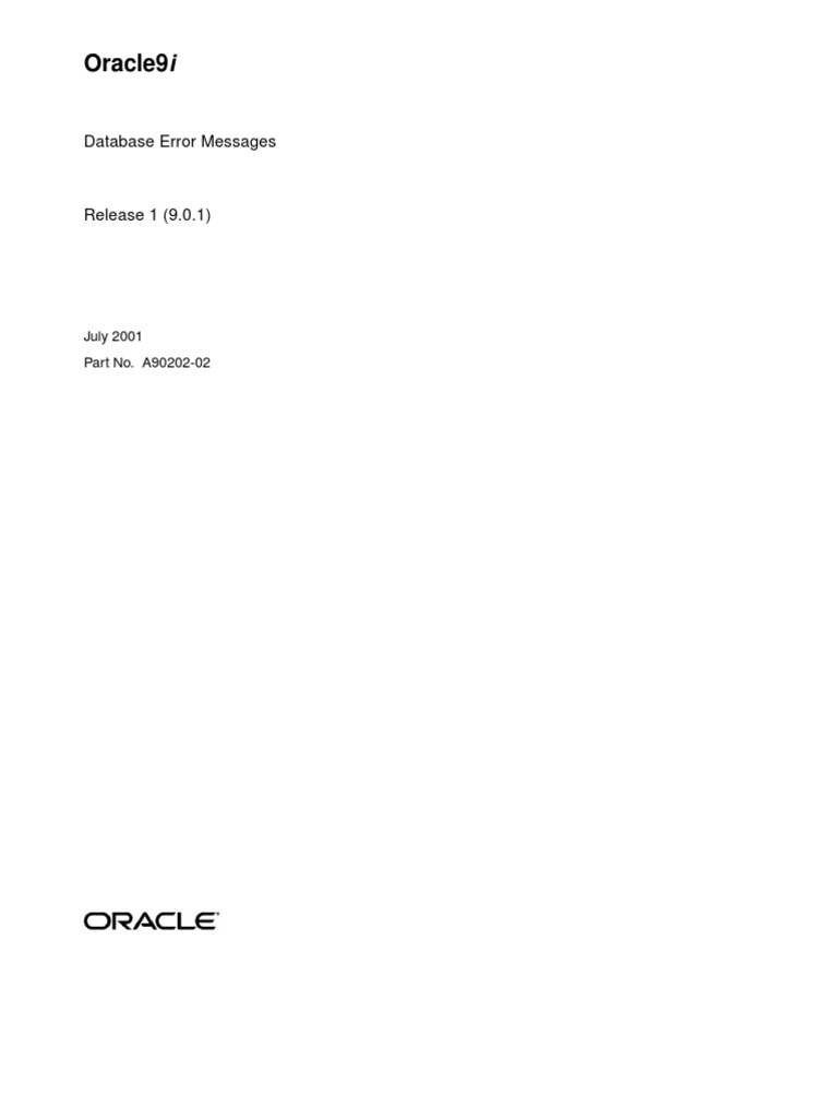 Oracle Error Codes And Solution Pdf – CJWXVR