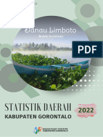 Statistik Daerah Kabupaten Gorontalo 2022