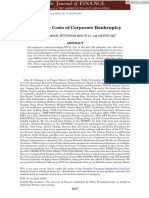 The Journal of Finance - 2023 - GRAHAM - Employee Costs of Corporate Bankruptcy