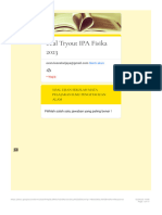 Soal Tryout IPA Fisika 2023