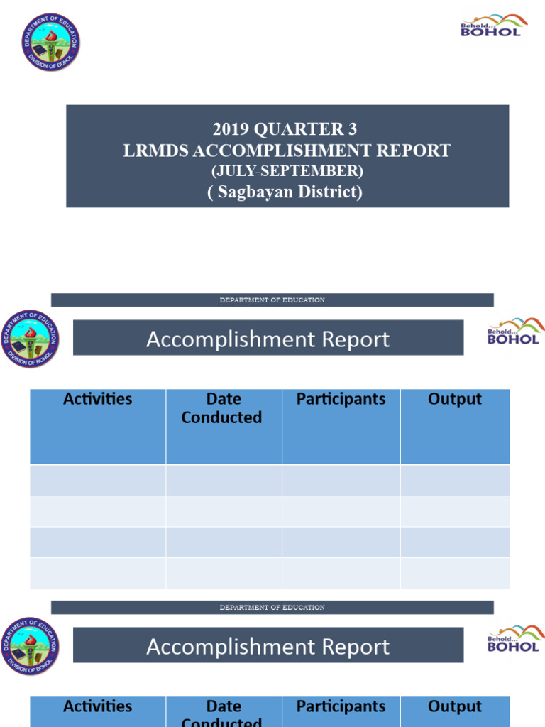 Accomplishment Template | PDF