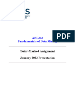 ANL303 Tutor-Marked Assignment Jan2023 Semester