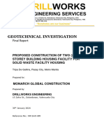 Geotechnical-Investigation-Report - Proposed Construction of Two Storey Housing BLDG - Pasay City