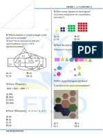 Grades 1 - 2category 2 SAMPLE TEST